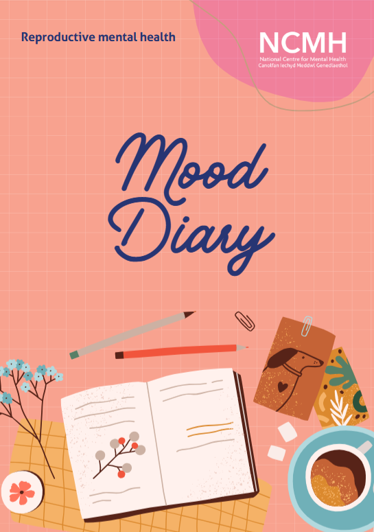 Cover page of NCMH mood diary.